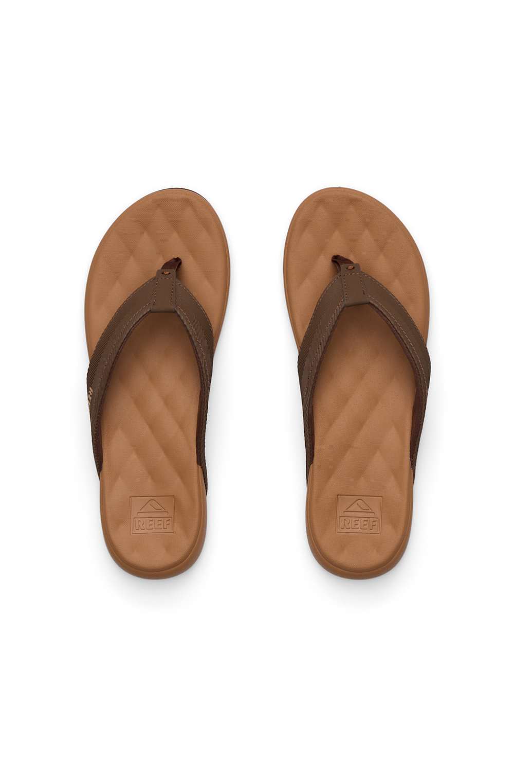  Reef Cushion Melody Flip Flops for Women in Chocolate. 