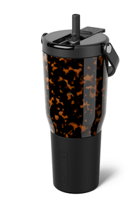 BruMate Resa Flip 35 oz Tumbler in Tortoise Shell