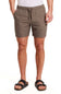 Weatherproof Vintage Linen Shorts for Men in Olive