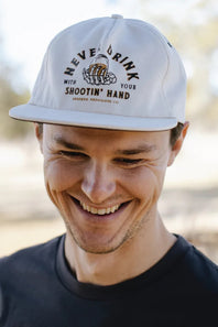 Sendero Provisions Co. Shootin' Hand Hat for Men in White | SPCH120P45AZZ-WHITE