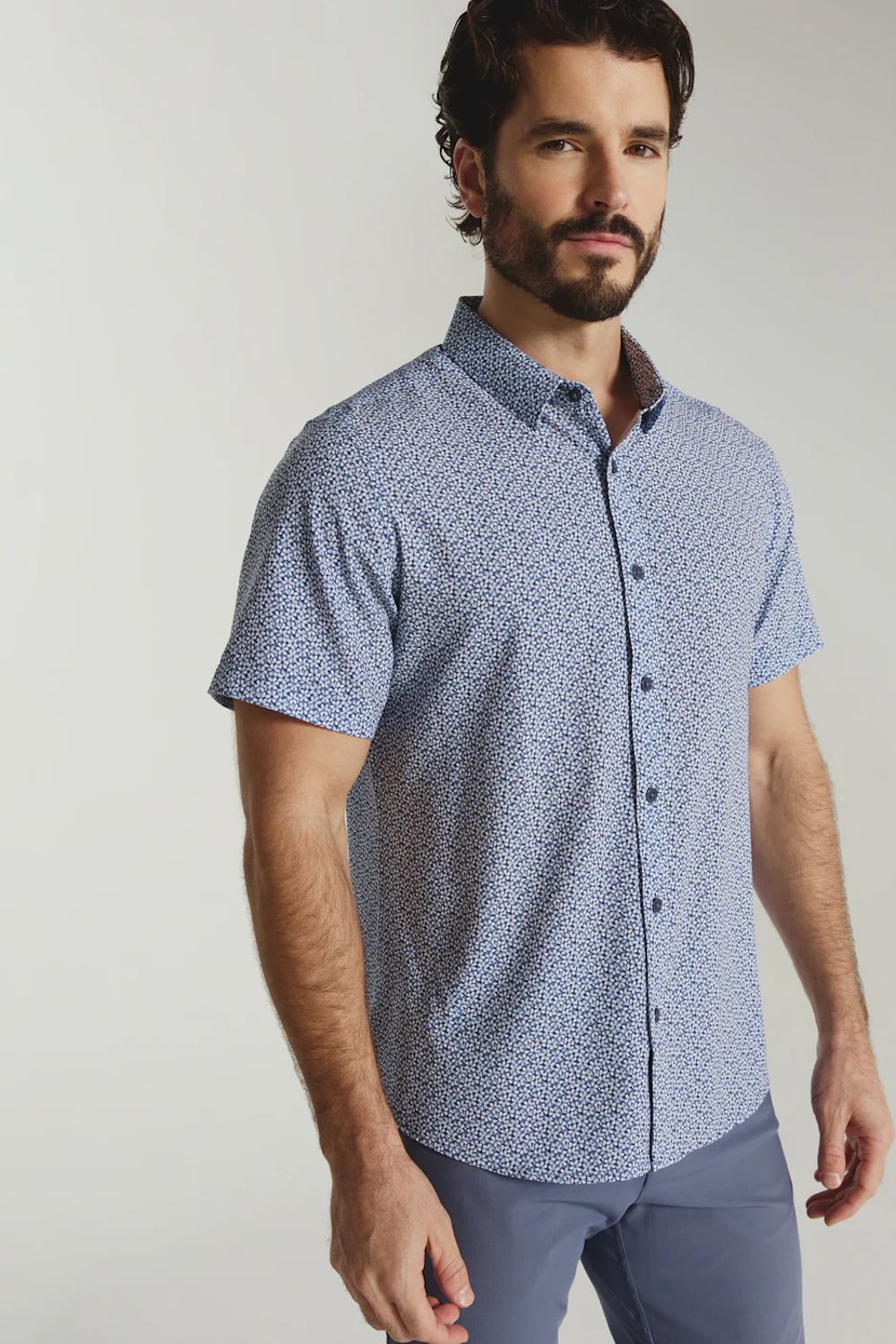 7Diamonds Jace Shirt for Men in Navy