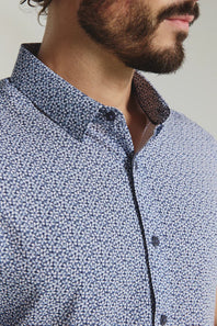 7Diamonds Jace Shirt for Men in Navy