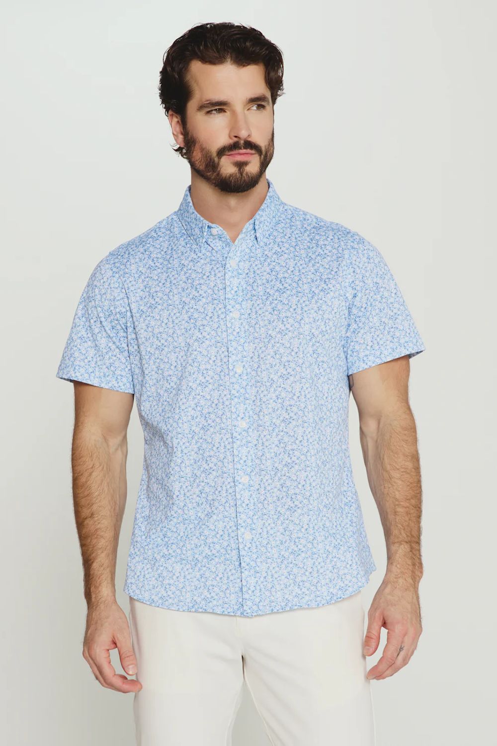 7Diamonds Costra Shirt for Men in Light Blue