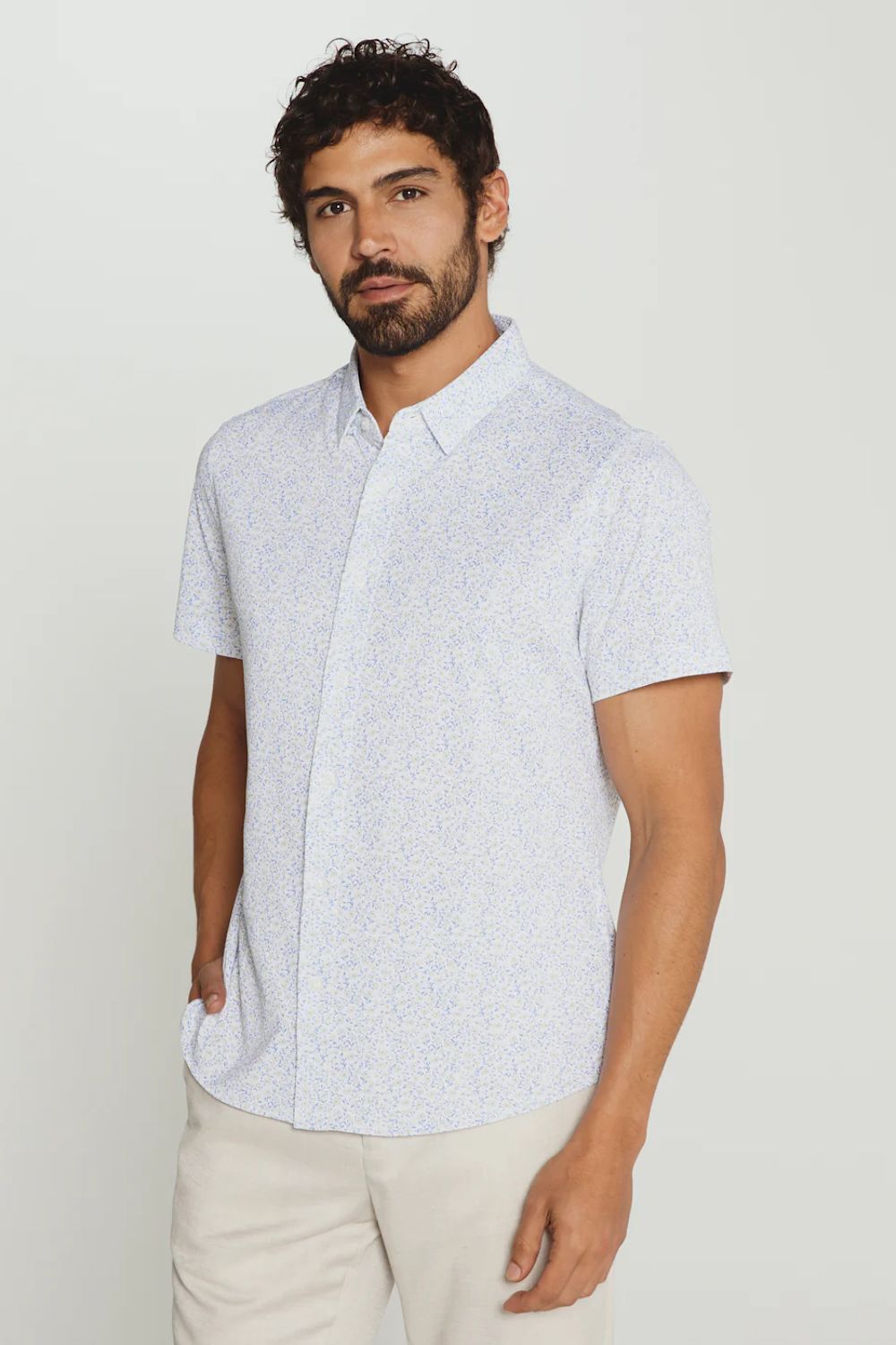 7Diamonds Costra Shirt for Men in White