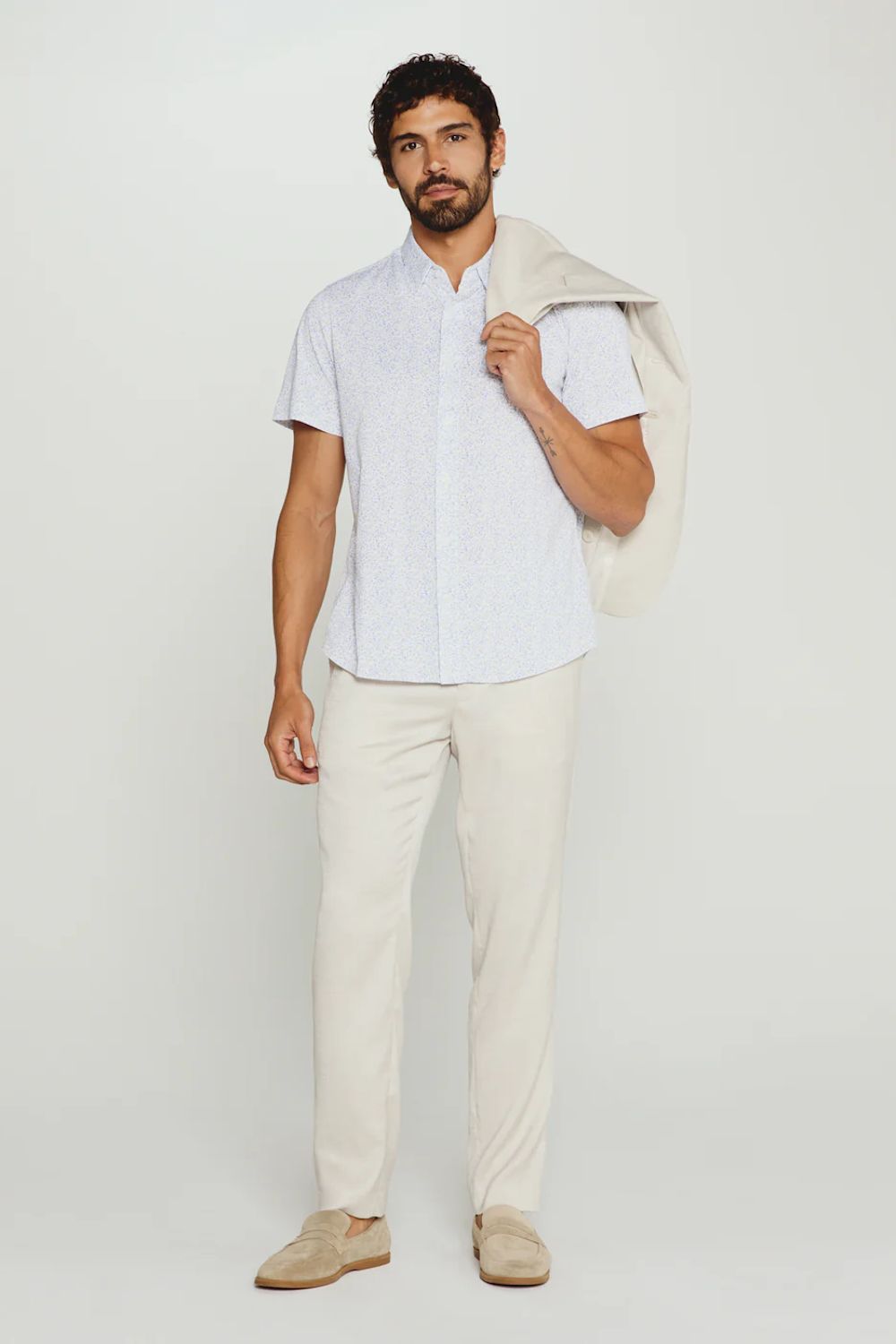 7Diamonds Costra Shirt for Men in White