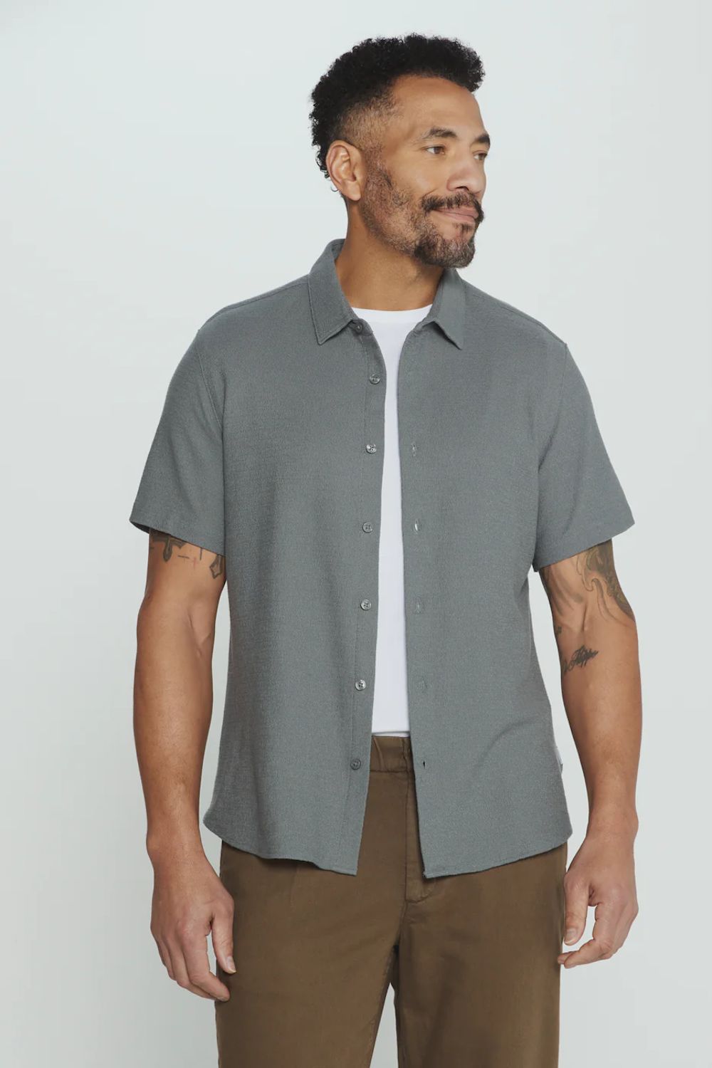 7Diamonds Rowan Shirt for Men in Basil