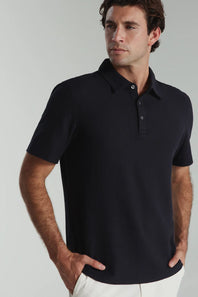  7Diamonds Rowan Polo Shirt for Men in Midnight