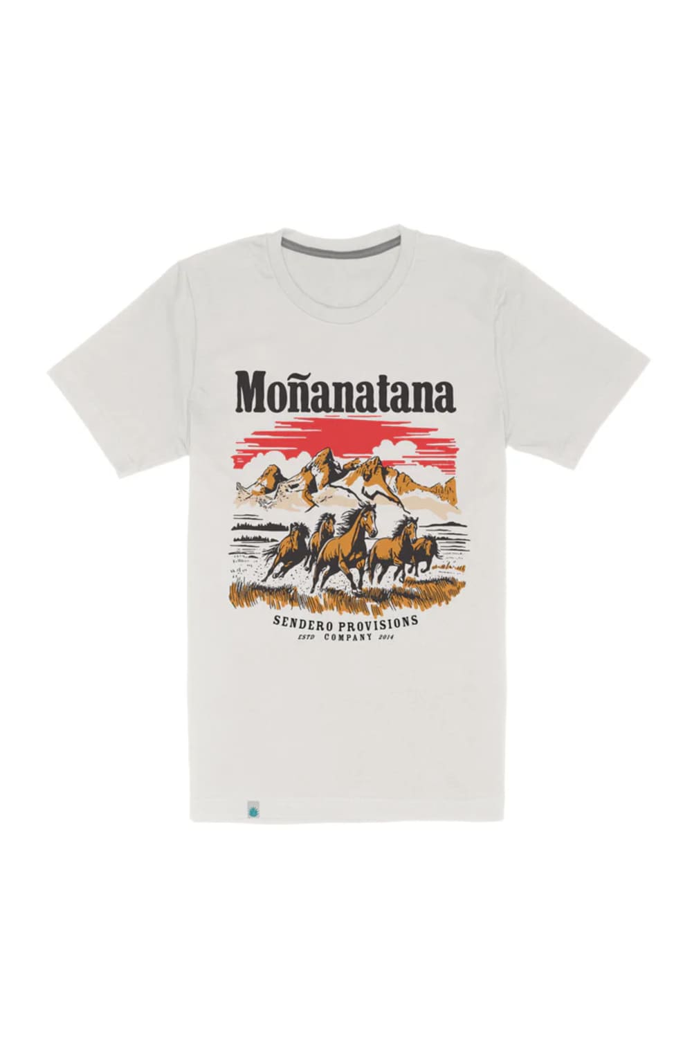 Sendero Monanatana T-Shirt for Men in Antique White