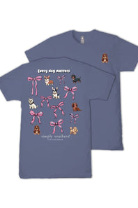 Simply Southern Every Dog T-Shirt for Women in Denim