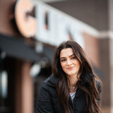 Simply Southern Cropped Puffer Jacket for Women in Black