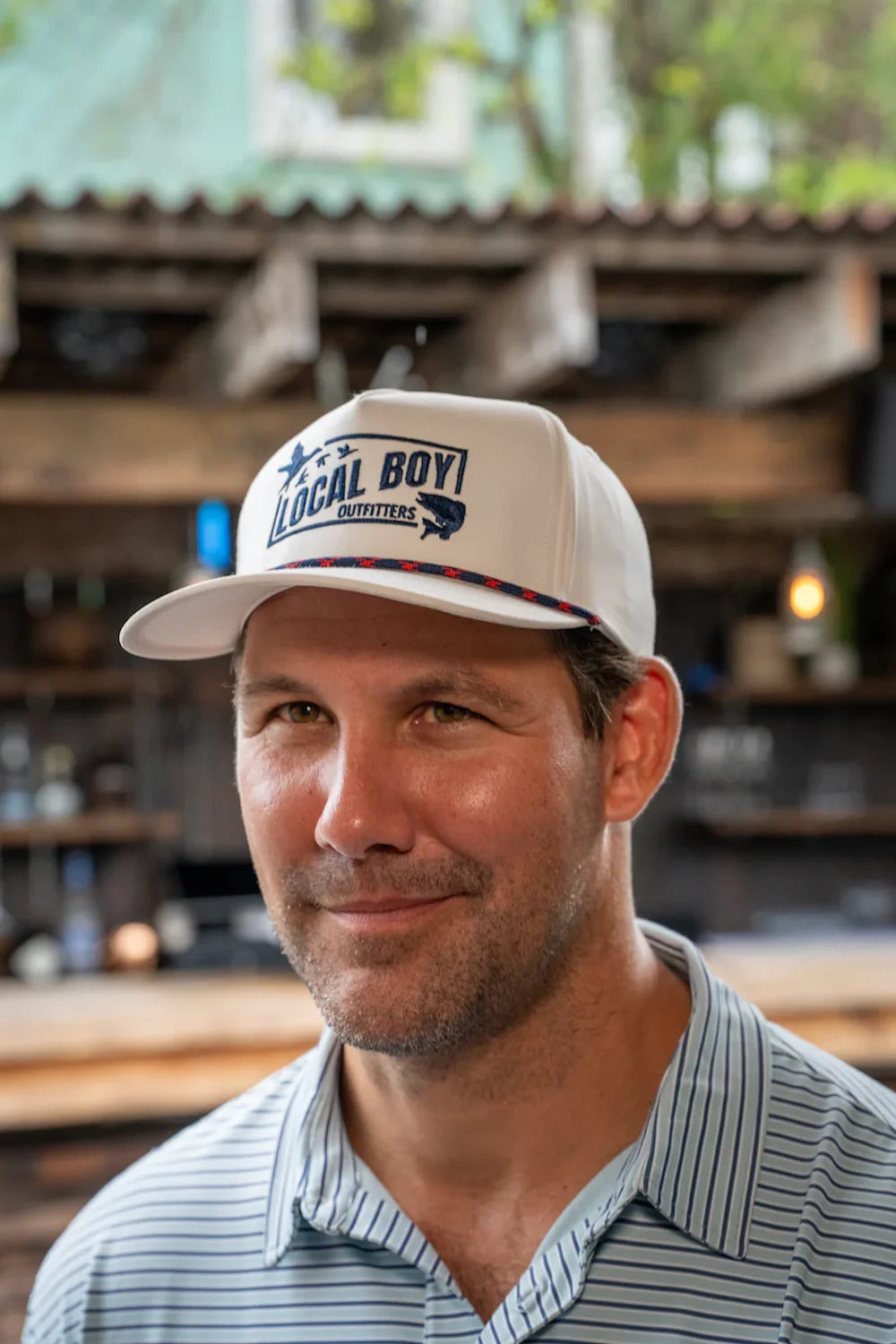 Local Boy Outfitters Cast & Blast 2.0 Rope Hat for Men in White