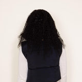 Womens Simply Southern Vest Cropped Puffer Vest for Women in Black