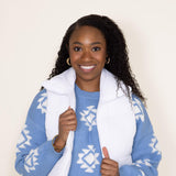 Simply Southern Womens Vest Cropped Puffer Vest for Women in White