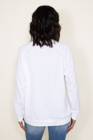 Simply Southern Crewneck Dog Mom Crewneck for Women in White