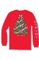 Simply Southern Plus Size Tree Long Sleeve T-Shirt for Women in Red