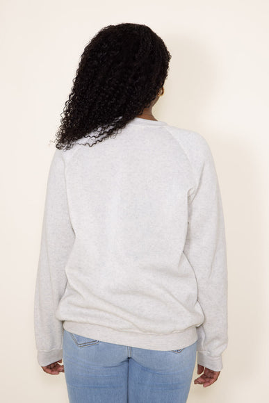 Simply Southern Christmas Crew Sweatshirt for Women in Grey