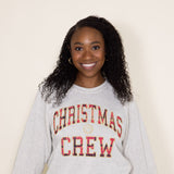 Simply Southern Christmas Crew Sweatshirt for Women in Grey