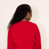 Simply Southern Hey Deer Sweatshirt for Women in Red