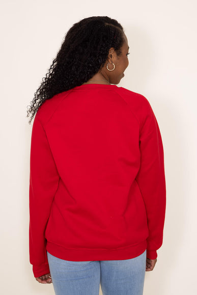 Simply Southern Hey Deer Sweatshirt for Women in Red