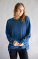 Simply Southern Knit Top for Women in Dark Blue