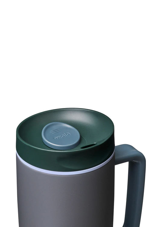 Owala SmoothSip Slider 24 oz Stainless Steel Bottle with Handle in Off the Grid