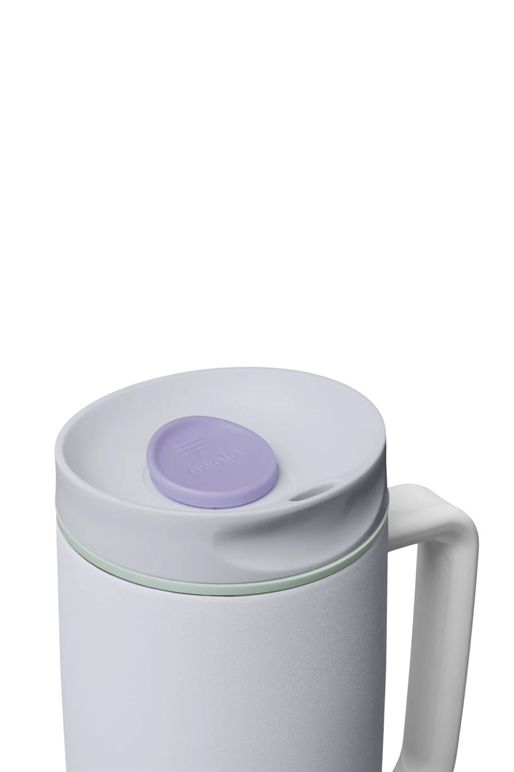 Owala SmoothSip Slider 24 oz Stainless Steel Bottle with Handle in Open Air