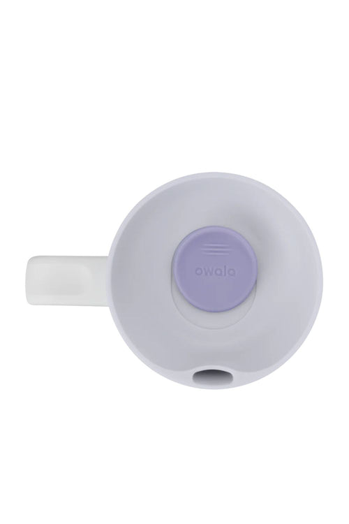 Owala SmoothSip Slider 24 oz Stainless Steel Bottle with Handle in Open Air