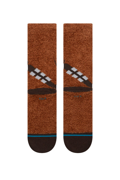 Stance Star Wars Chewie Crew Socks for Men in Brown
