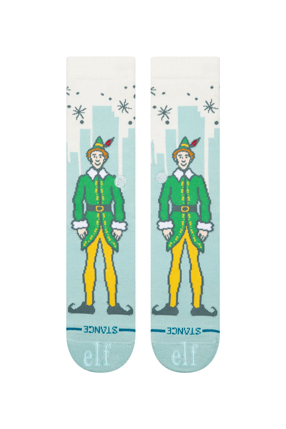 Stance Elf Big City Elf Crew Socks for Men in Blue