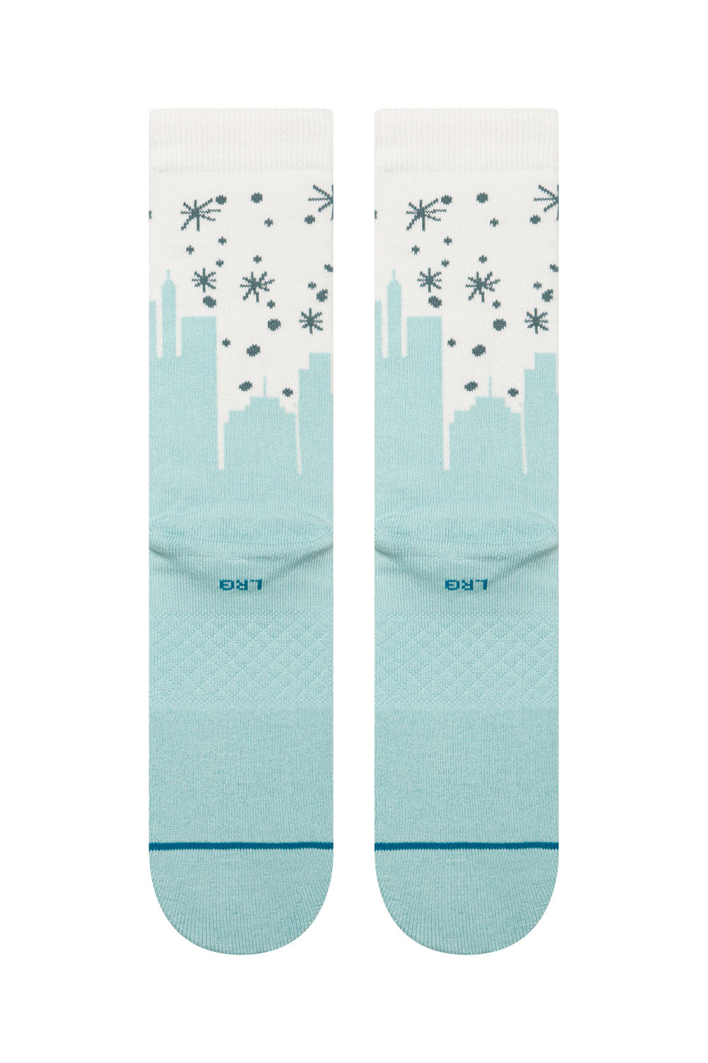 Stance Elf Big City Elf Crew Socks for Men in Blue