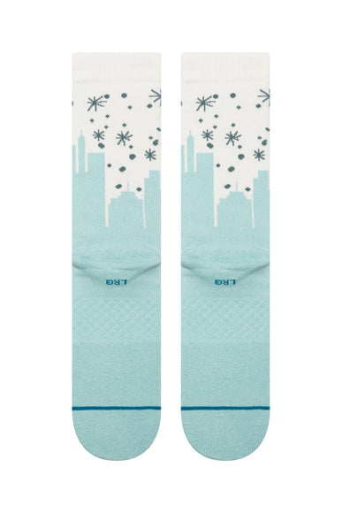 Stance Elf Big City Elf Crew Socks for Men in Blue