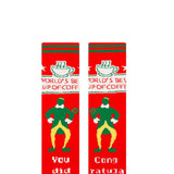 Stance Elf World’s Best Elf Crew Socks for Men in Red