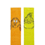 Stance Grinch Fuzzy Crew Socks for Men in Green/Yellow 