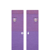 Stance Pokemon Gengar Crew Socks for Men in Purple
