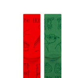 Stance Home Alone Crew Socks for Men in Red/Green