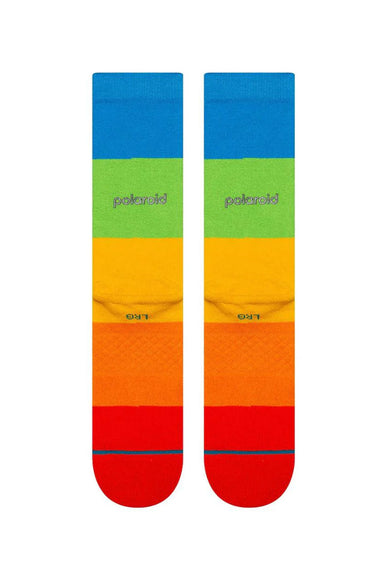  Stance Snapshot Crew Socks for Men in Rainbow