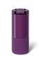 purple drinkware on white background