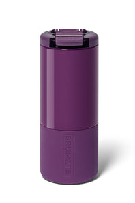 purple drinkware on white background