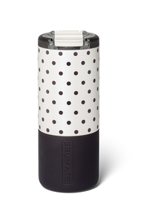 BruMate Strova 18 oz Tumbler in Polka Pearl | DWSR18PKP-WHITEDOT