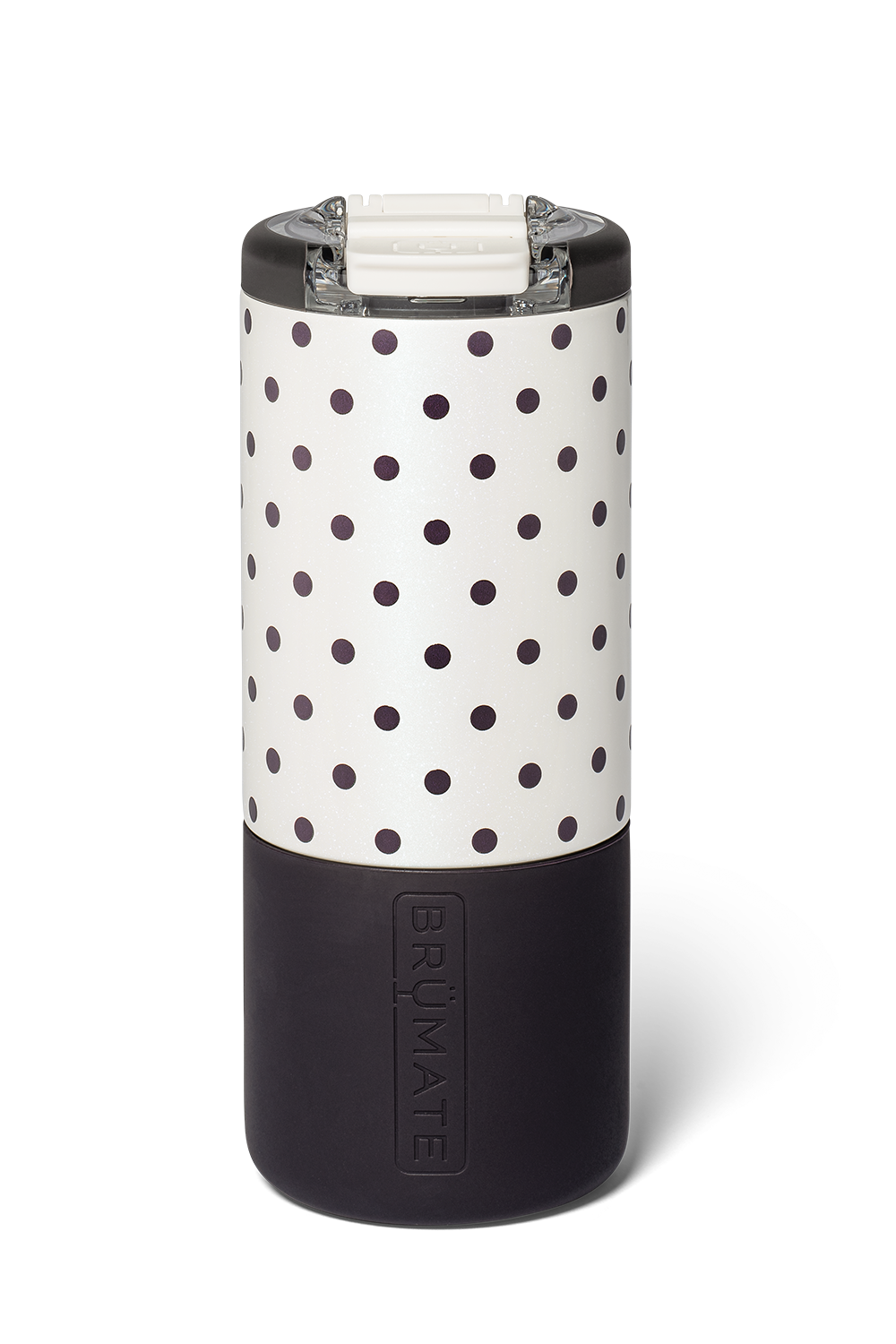 BruMate Strova 18 oz Tumbler in Polka Pearl | DWSR18PKP-WHITEDOT