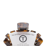 Teleties Large Claw Clip in Brown