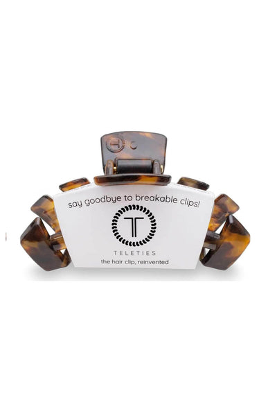 Teleties Large Claw Clip in Brown