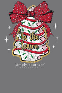 TIS-THE-SEASON-SNACK-CAKE-TEE-SS-CAKE-WSHCOAL-SIMPLY-SOUTHERN-WOMEN