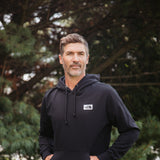 The North Face Heritage Patch Hoodie for Men in Black