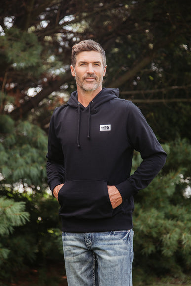 The North Face Heritage Patch Hoodie for Men in Black