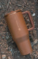 brown tumbler 