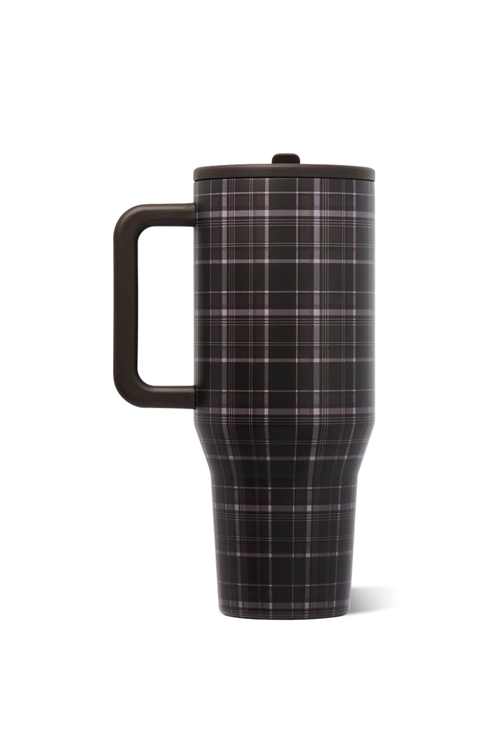 HydroJug Traveler 40 oz Tumbler plaid