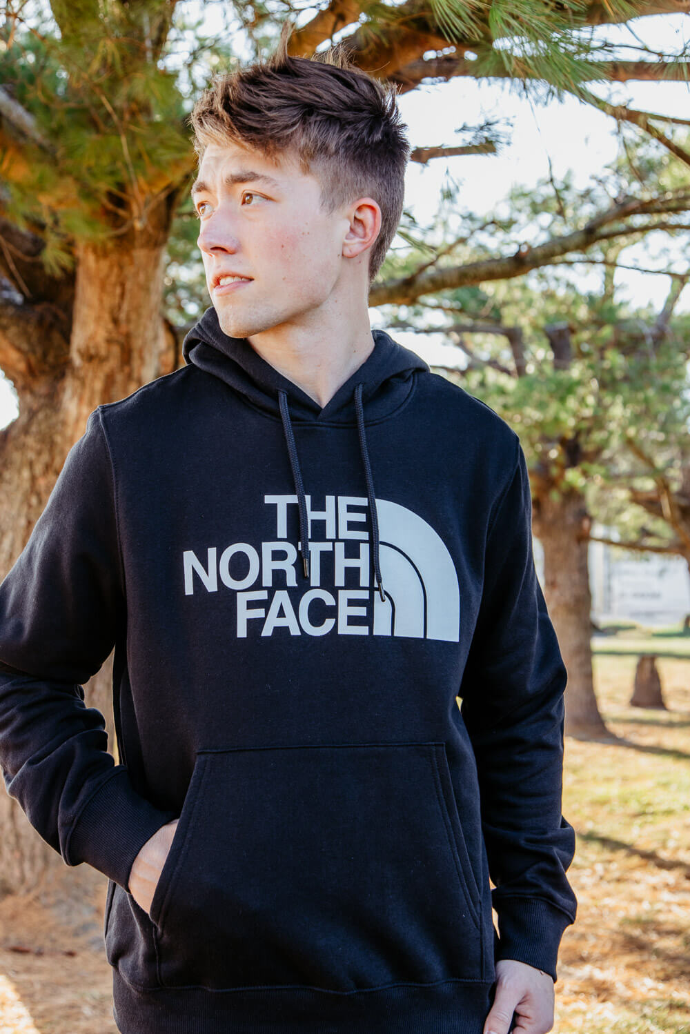 The North Face Half Dome Hoodie for Men in Black
