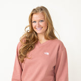 The North Face Evolution V-Neck Sweatshirt for Women in Mauve