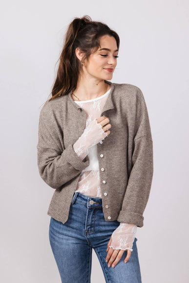 Things Between Piper Cardigan for Women in Mocha